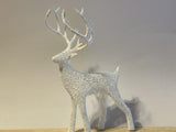 Rendierfiguurtje met Voronoi-patroon voor kerst