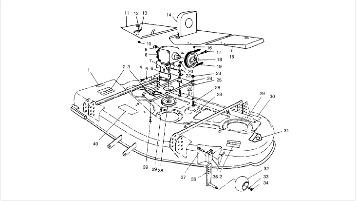 Vervangend zijwiel voor TORO Groundsmaster 120 – onderdeel 32