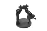 Puzzle Souls-koppelsculptuur op een minimalistische plank in warme neutrale tinten