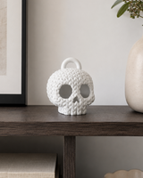 Figuur doodshoofd in gehaakte look – Halloweendecoratie