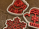 Koekjesuitsteekvorm voor kerst – set met stempel