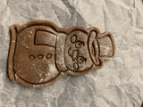 Koekjesuitsteekvorm in de vorm van een sneeuwpop