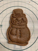 Koekjesuitsteekvorm in de vorm van een sneeuwpop