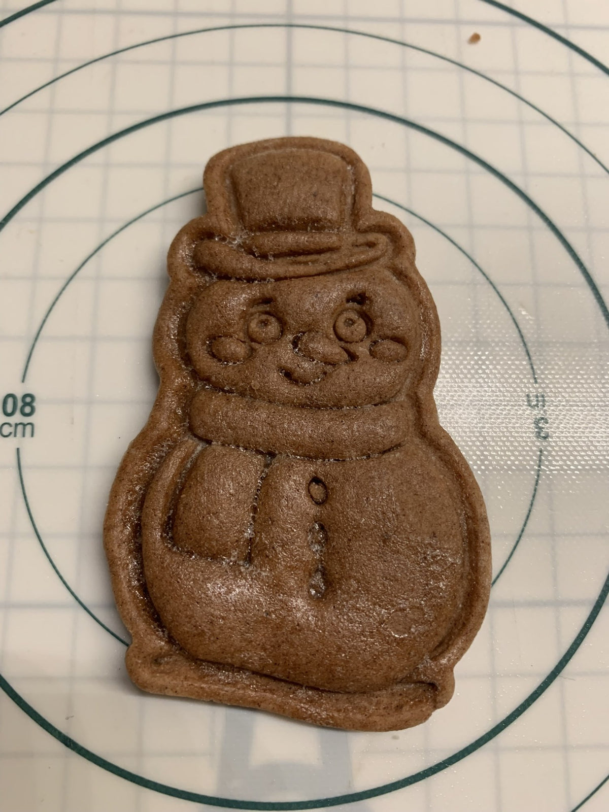 Koekjesuitsteekvorm in de vorm van een sneeuwpop
