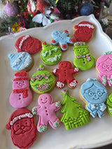 Koekjesuitsteekvormen met traditionele kerstmotieven