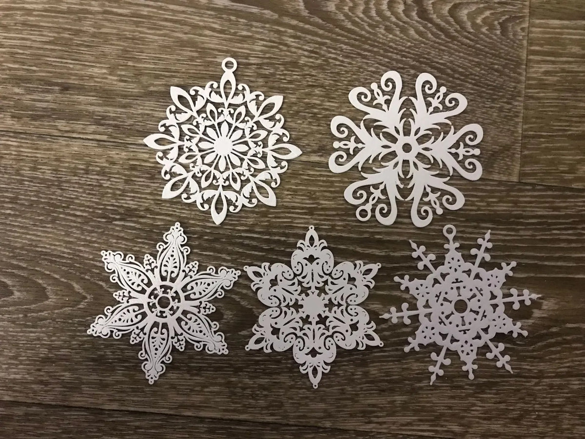 Sneeuwvlok als versiering voor de kerstboom