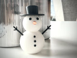Sneeuwpopfiguurtje in meerdere kleuren – kerstdecoratie