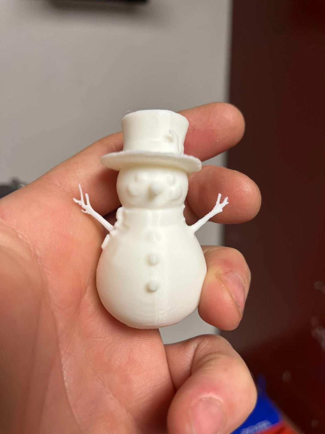 Set van 3 schattige sneeuwpopfiguurtjes