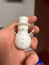 Set van 3 schattige sneeuwpopfiguurtjes