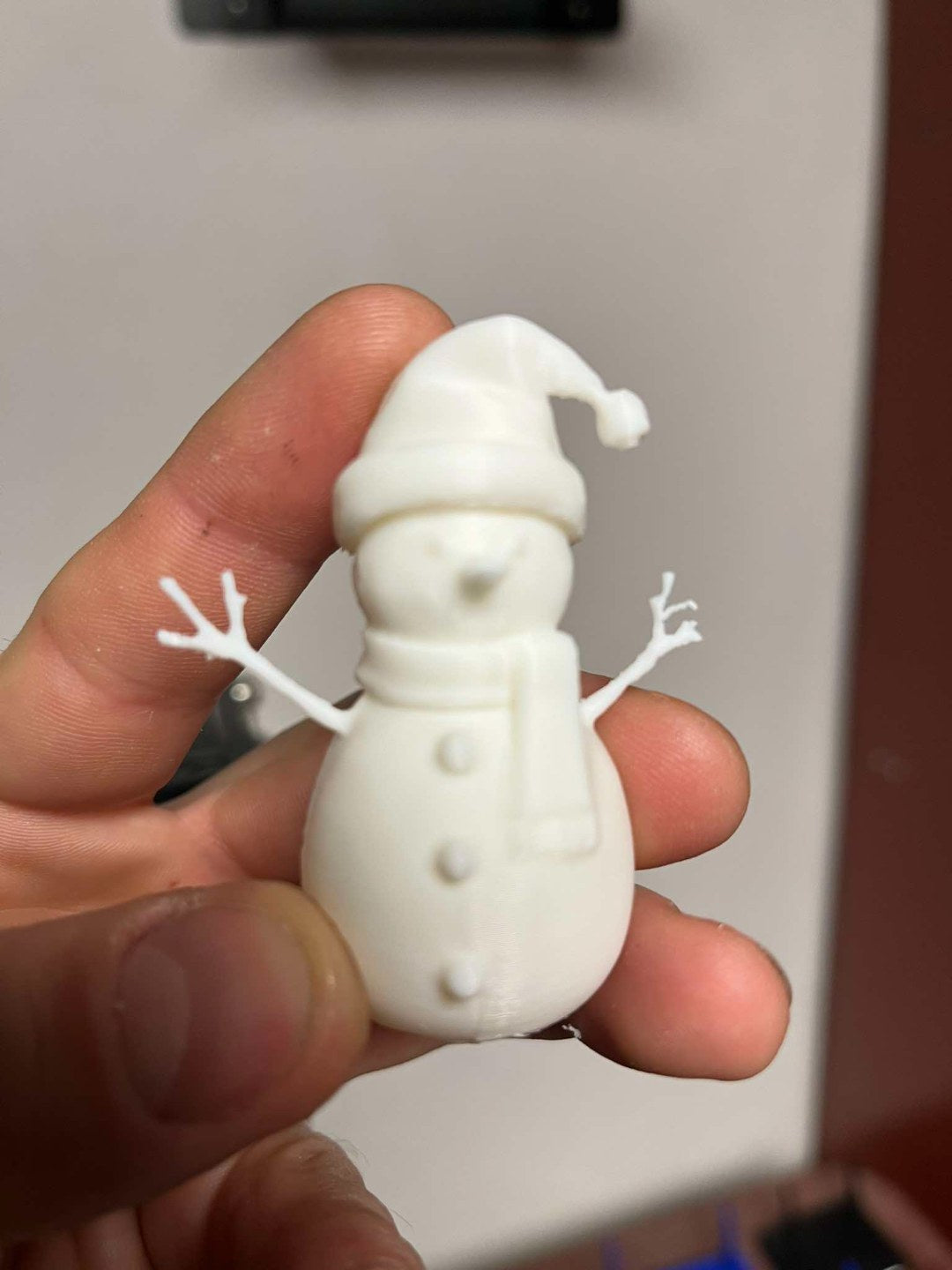 Set van 3 schattige sneeuwpopfiguurtjes