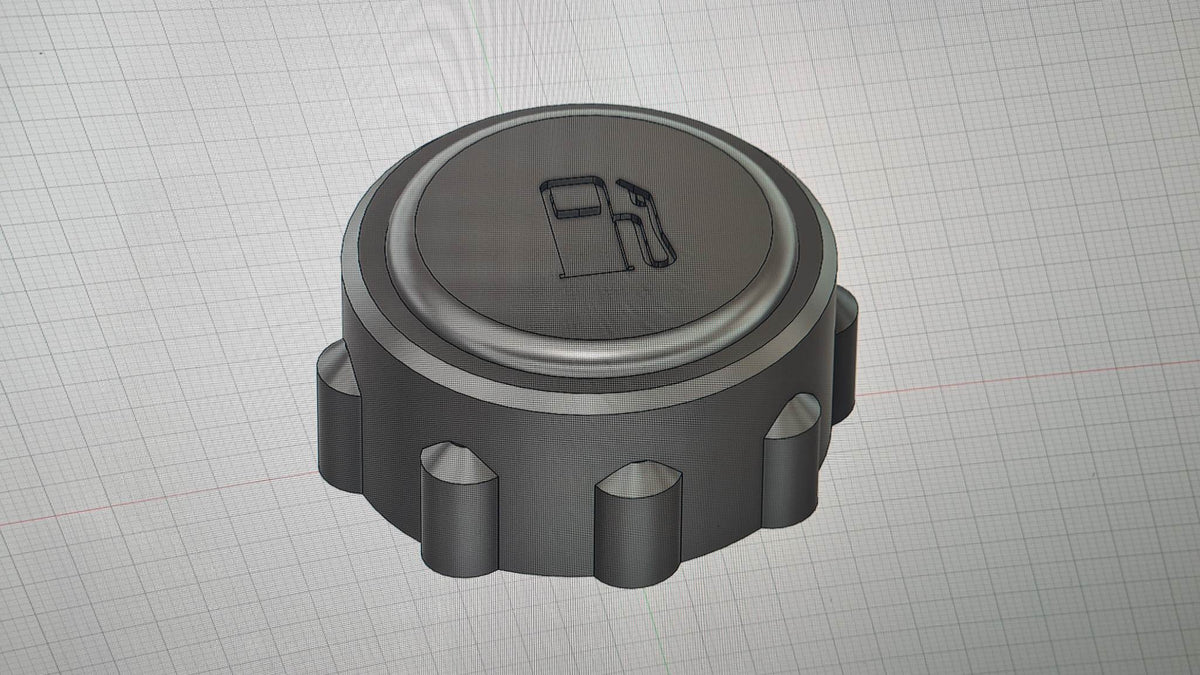 Tankdop voor grasmaaier, vervanging van 48 mm