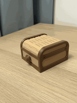 Opbergbox met roldeksel – voor bureau en sieraden