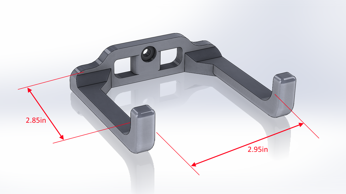 Wandhouder voor LEGO Star Wars TIE Fighter (75300, 7146, 7263)
