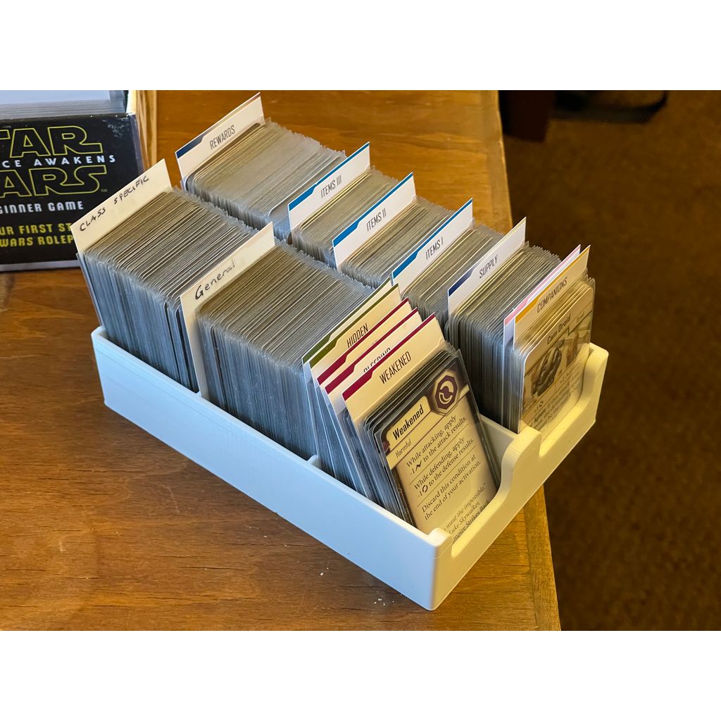 Organizer voor kaarten en fiches voor Star Wars Imperial Assault