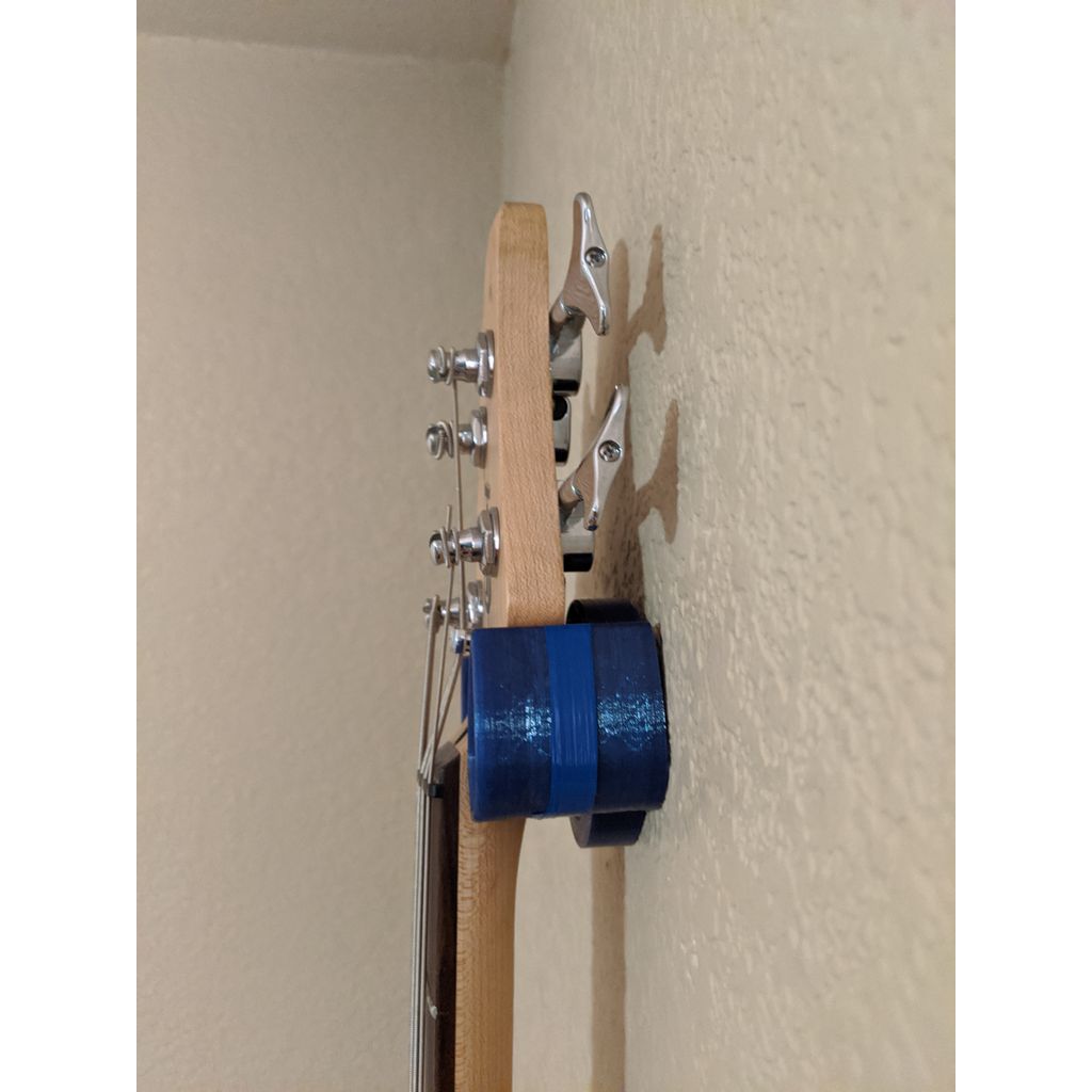 Wandhaak voor basgitaar – past bij brede halzen