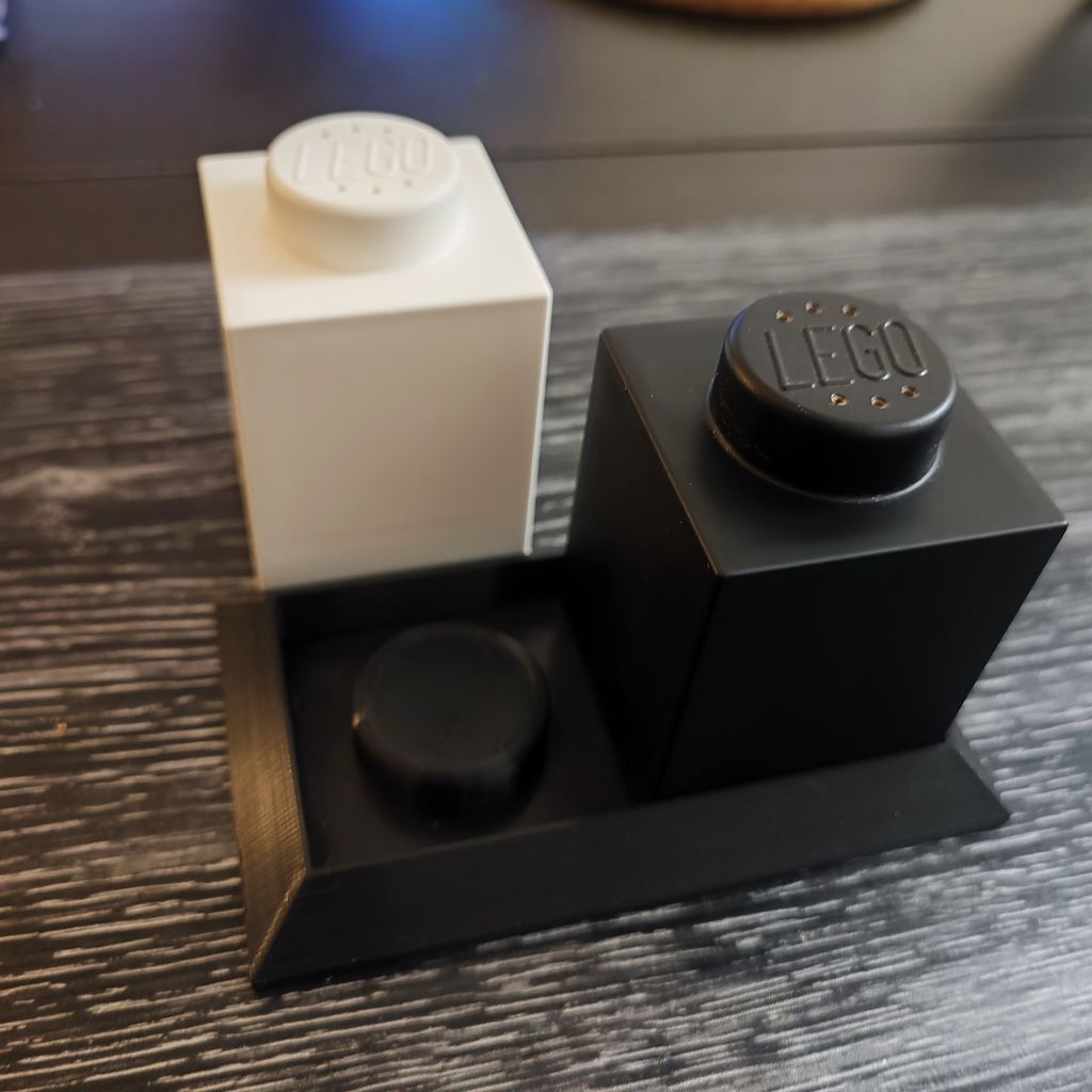 Houder voor LEGO-peper-en-zoutstel