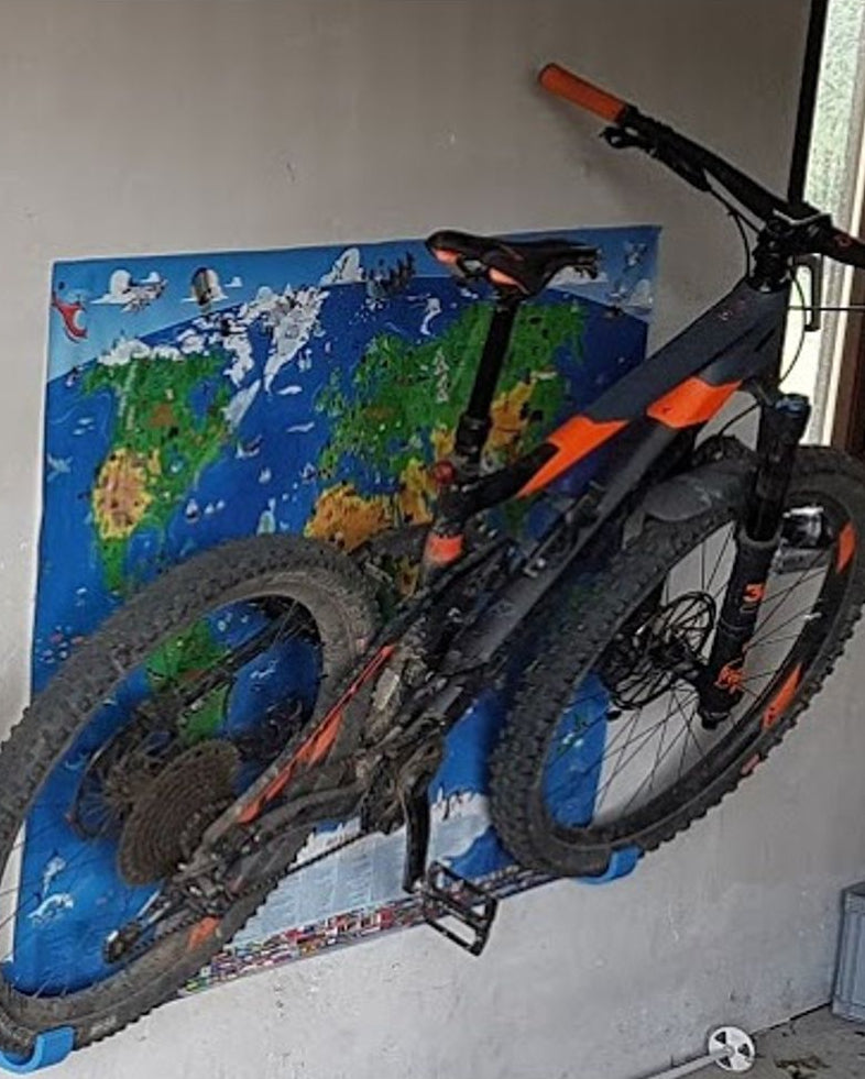 Wandbeugel voor fiets aan Cube MTB-pedalen (remix)