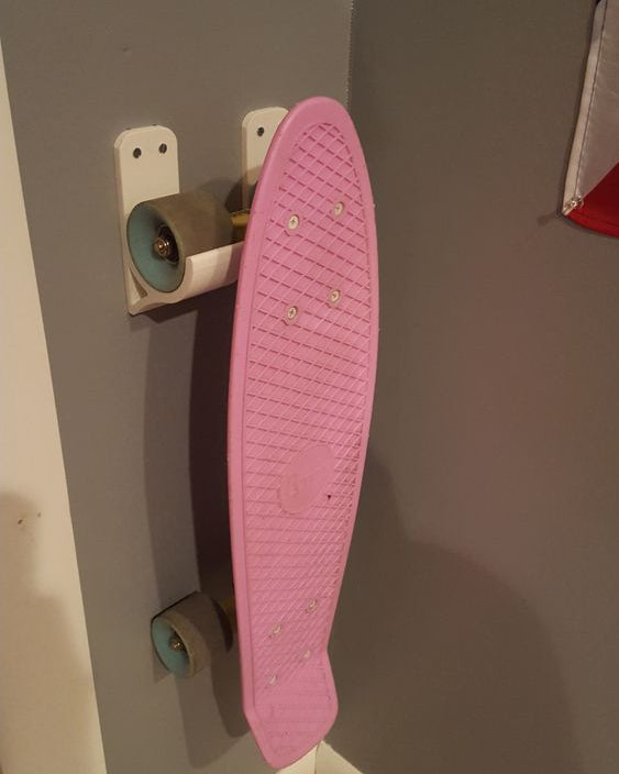 Wandhouder voor skateboard – past bij longboard en pennyboard