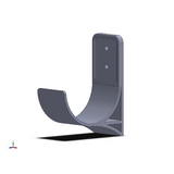 Wandhouder voor longboard en skateboard met wielen van 90 mm