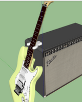 Zakstandaard voor gitaar en bas op versterker