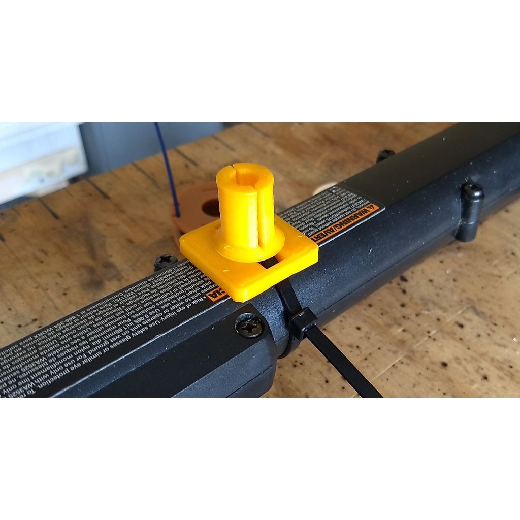 Houder voor reservespoel voor Worx grastrimmer – altijd paraat