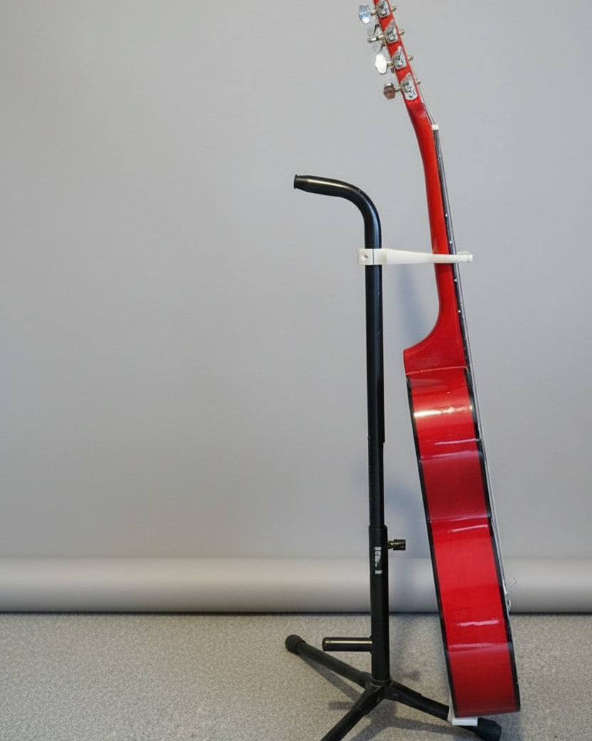 Houder voor akoestische gitaar voor een gitaarstandaard