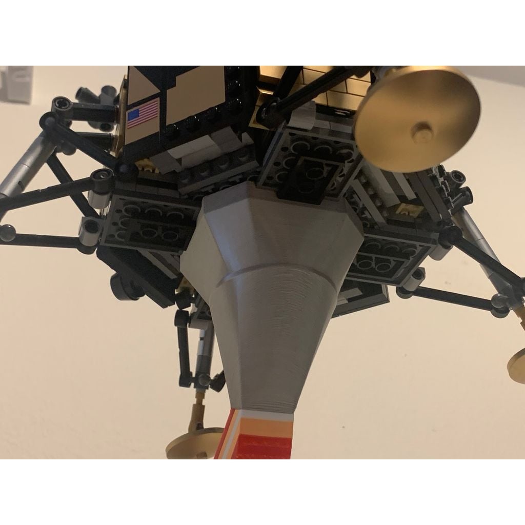 Wandhouder voor de LEGO-maanlander – displayhouder met 20° helling