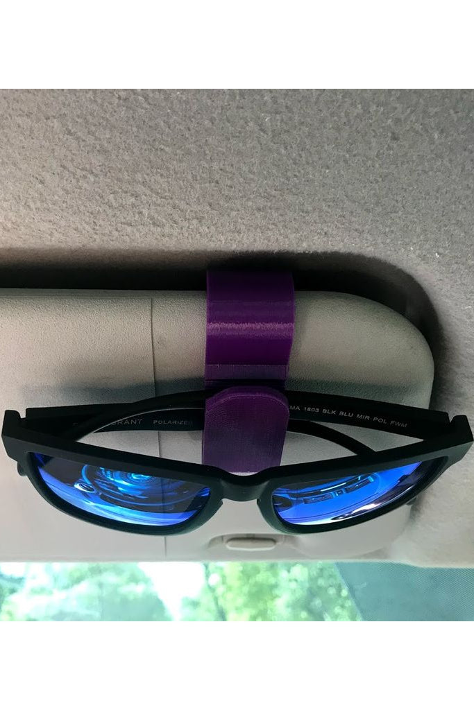 Zonnebrilhouder voor de zonneklep van de auto – stevige clip
