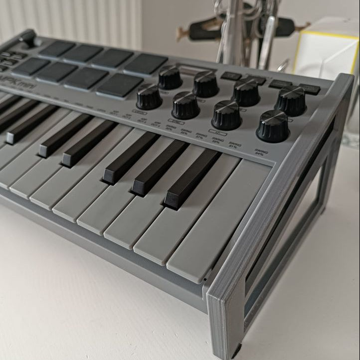 Standaard voor AKAI MPK Mini-keyboard met 15° hellingshoek