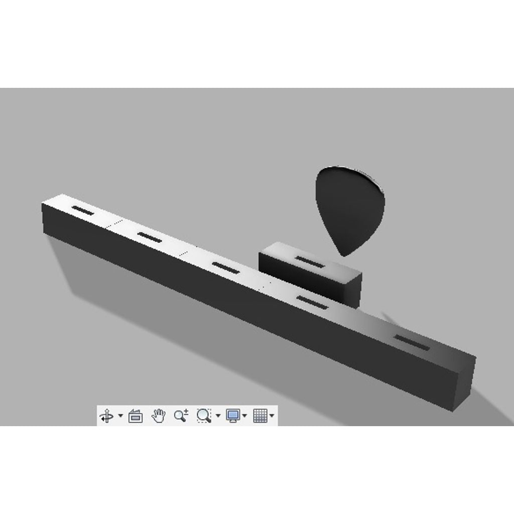 Displayhouder voor plectrums – voor 1 of 5 plectrums