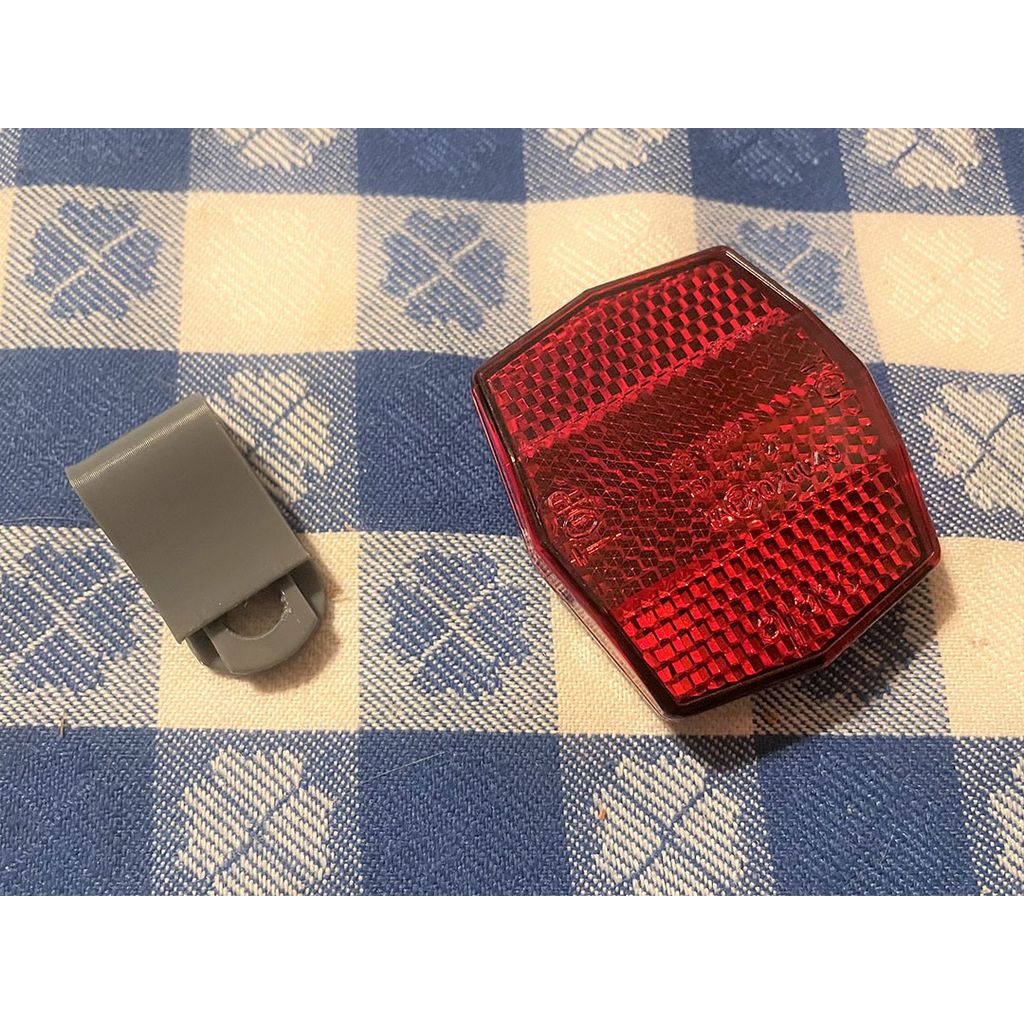 Clip voor fietsreflector voor rugzak of tas