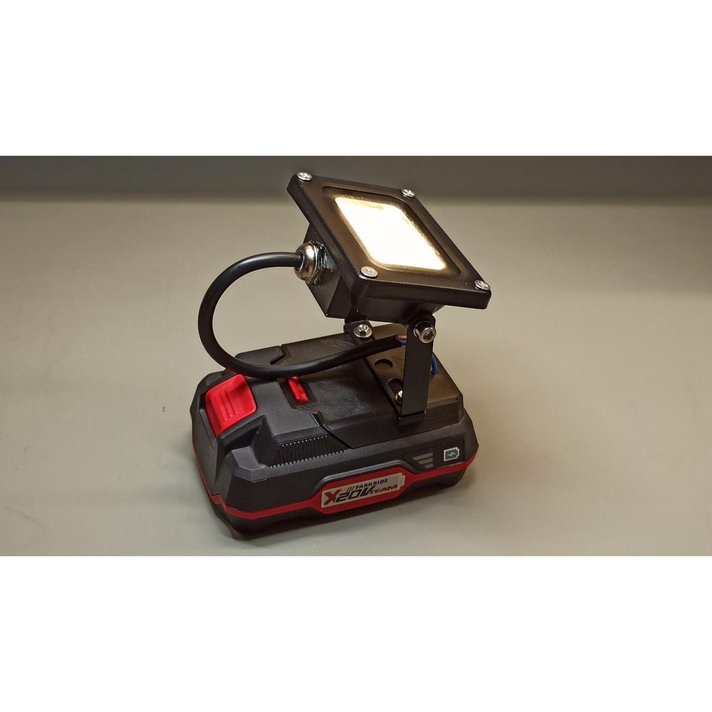 Houder voor de Parkside X20V-werklamp – ledschijnwerper