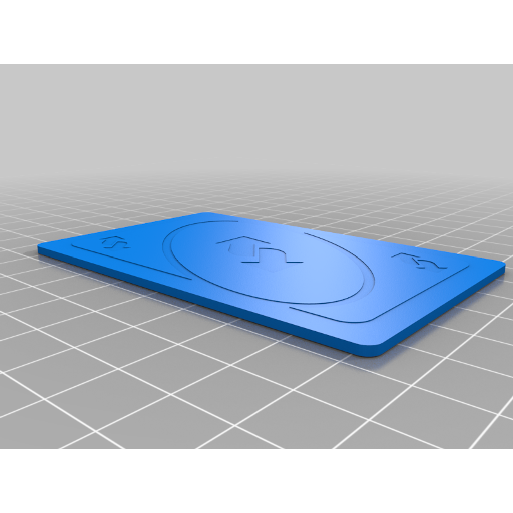 Uno Reverse-kaart – 3D-print voor dubbele extrusie