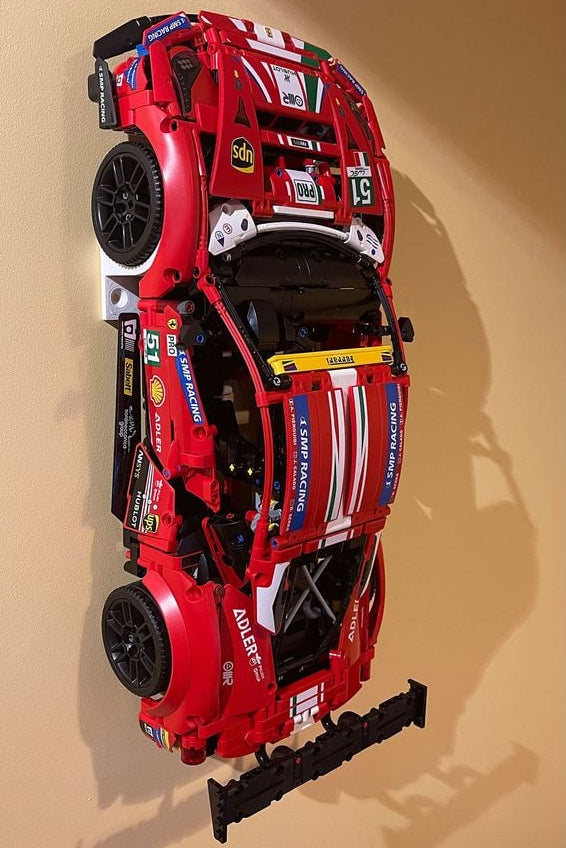 Wandhouder voor LEGO Technic Porsche 911 RSR en Ferrari 488 GTE