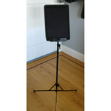 Houder voor iPad en tablet voor muziekstandaards van metaaldraad