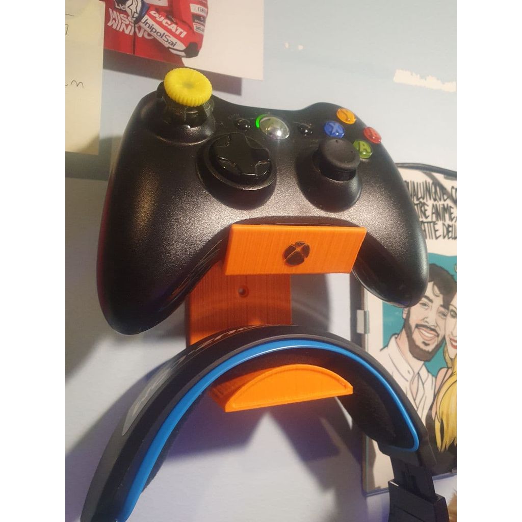 Wandhouder voor Xbox-controller en headset