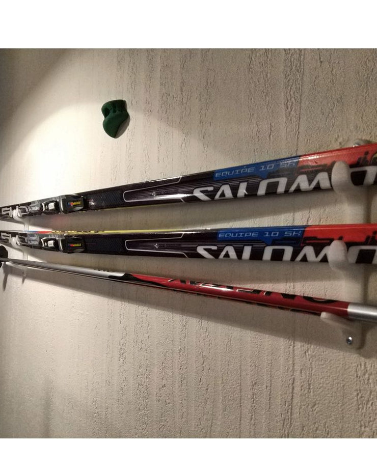 Wandhouder voor ski's en skistokken