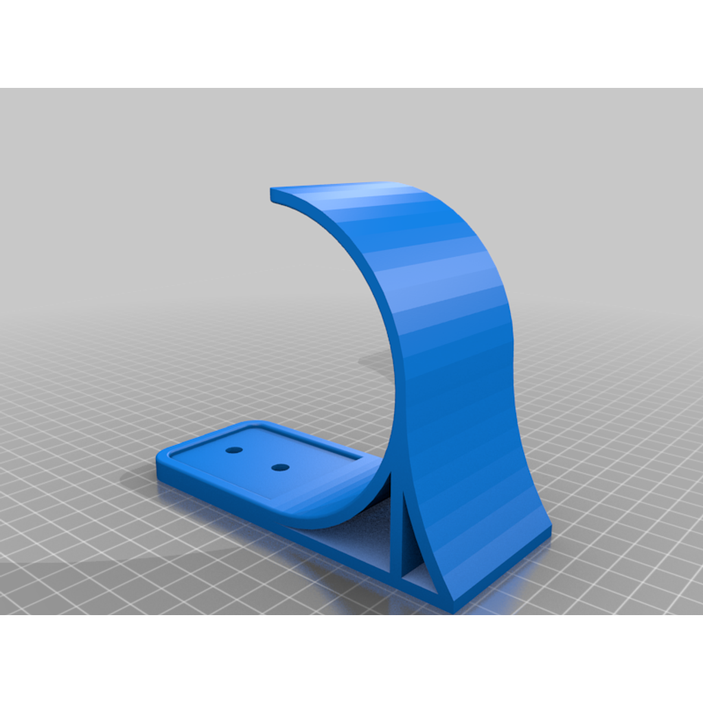 Wandhouder voor longboard en skateboard met wielen van 90 mm