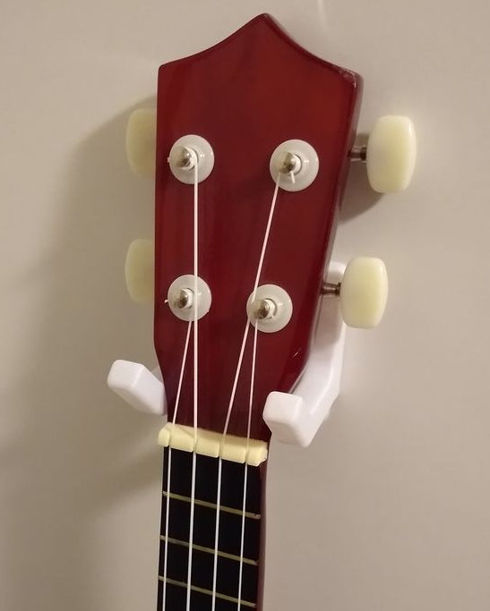 Wandhouder voor ukelele – eenvoudige ophanging met schroefgat