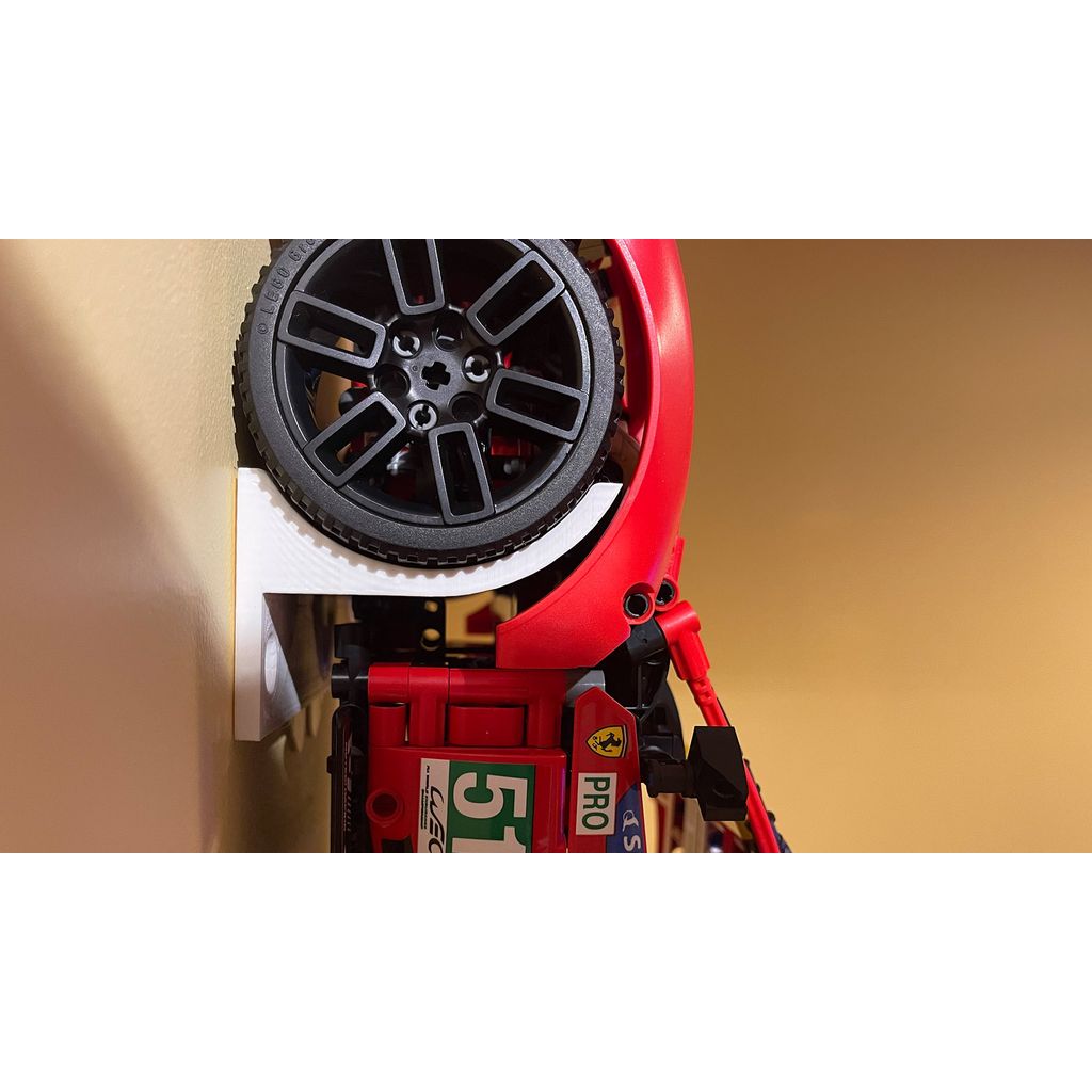 Wandhouder voor LEGO Technic Porsche 911 RSR en Ferrari 488 GTE