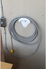 Wandophanging voor slangen en kabels voor garage of werkplaats