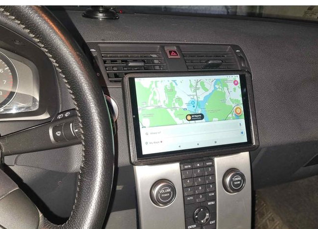 Radioframe voor Volvo V50 met houder voor 8 inch tablet – Lenovo M8