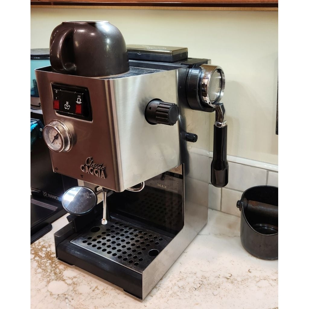 Gaggia Classic-portafilterhouder – zijdelings gemonteerde haak