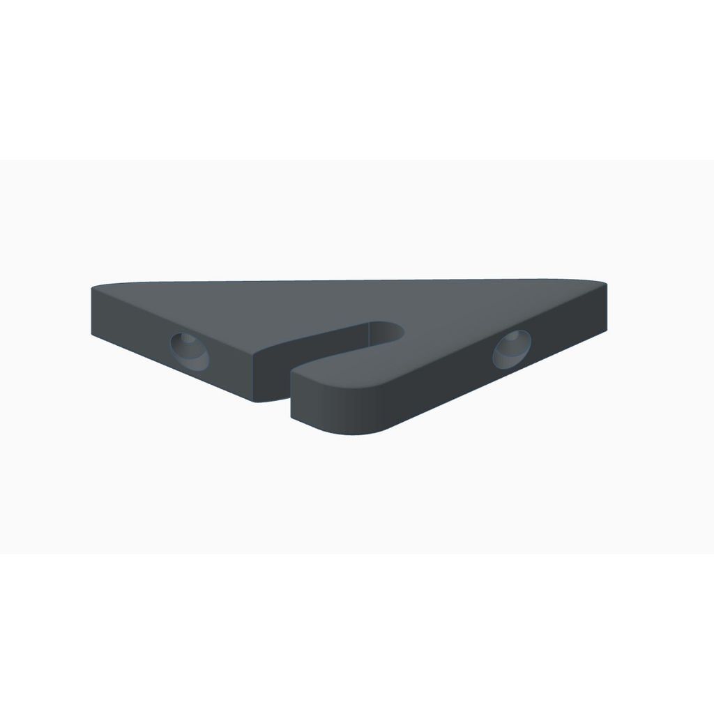 Wandhouder voor skateboard – kijkhoek van 27°