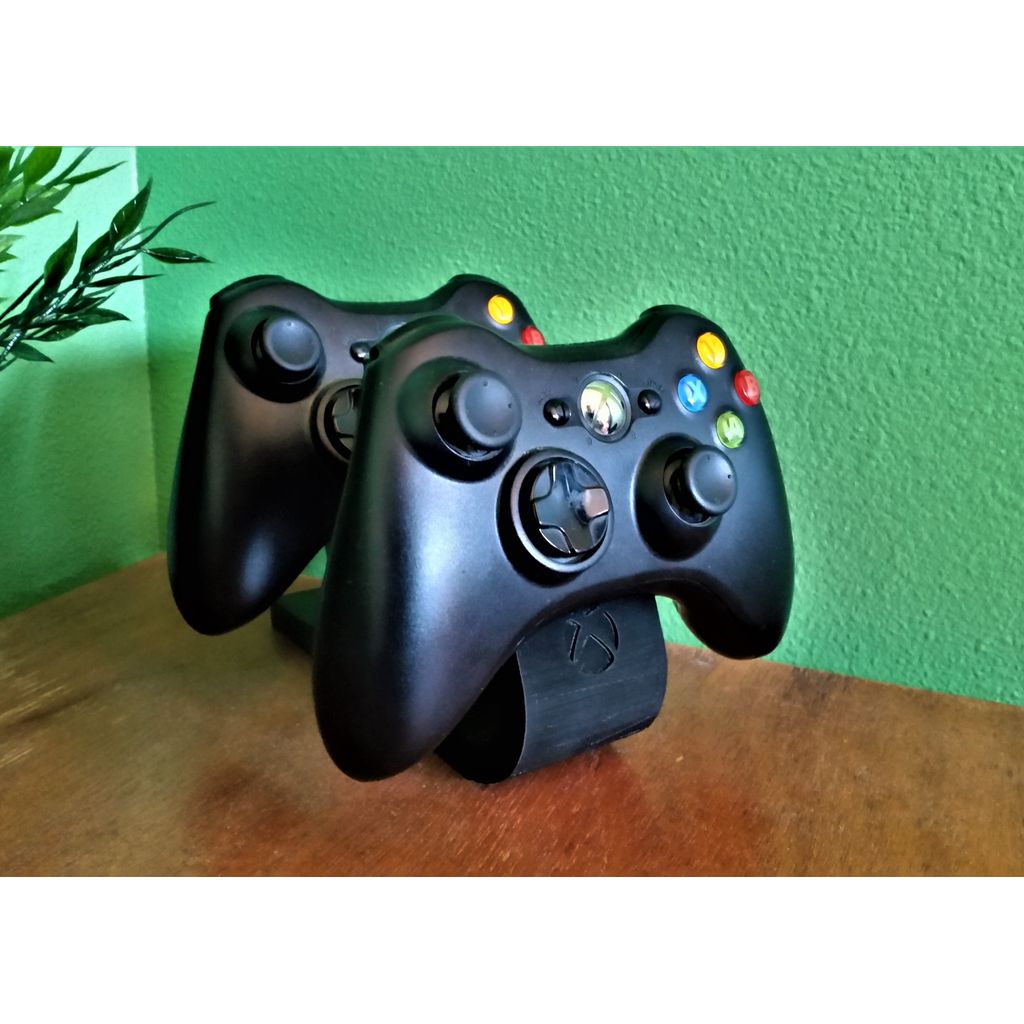 Dubbele standaard voor Xbox 360-controllers – houdt 2 controllers
