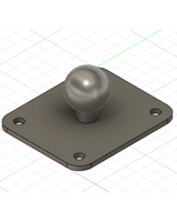 Adapter van AMPS naar 17 mm kogelkop voor telefoonhouder