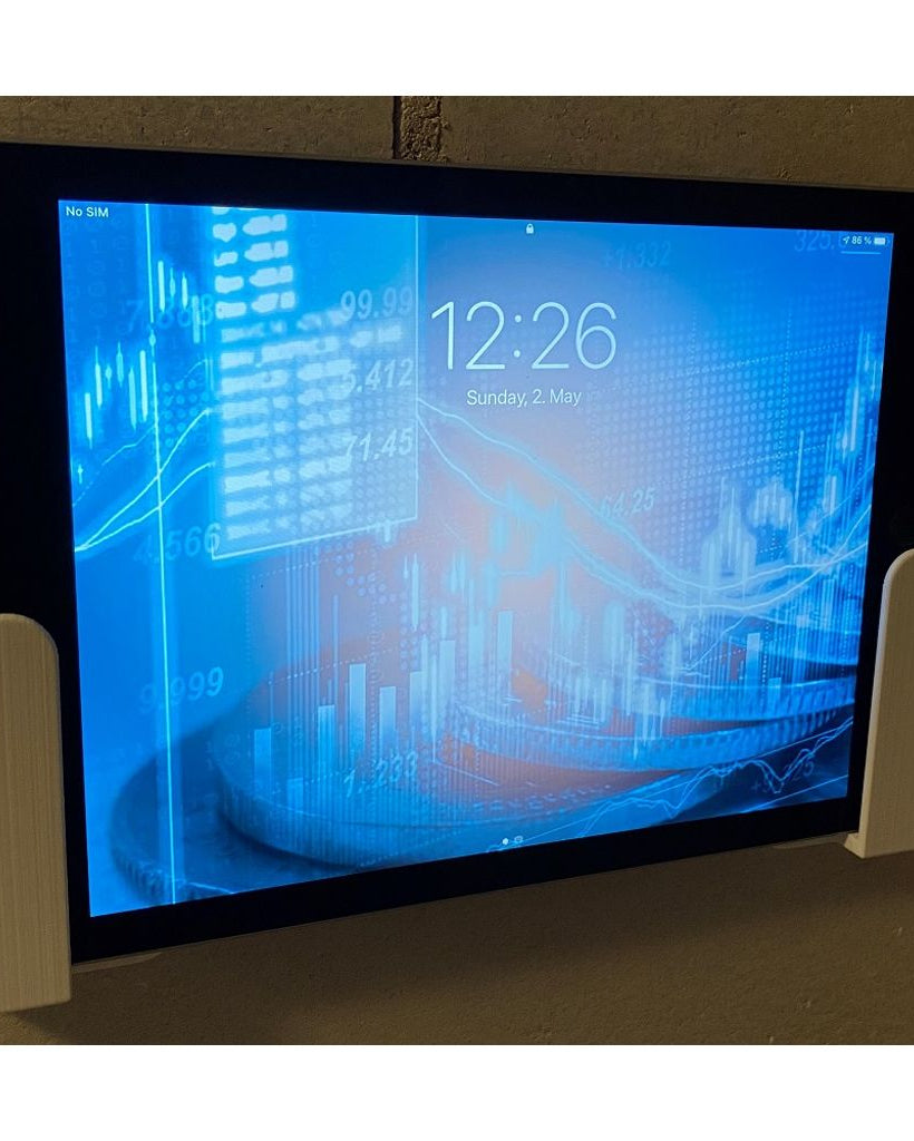 Wandhouder voor tablet – past op iPad en de meeste tablets