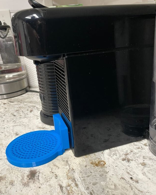 Lage lekbak voor DeLonghi Nespresso Essenza Plus voor grote mokken