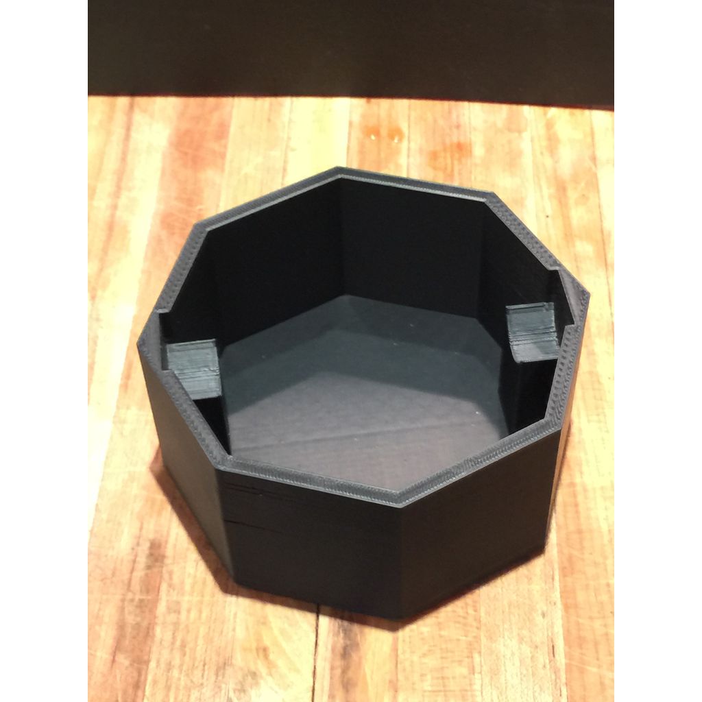 Klopbak voor espresso met houten staaf