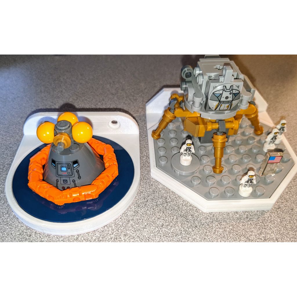 Wandhouder voor LEGO Saturn V-minimodellen